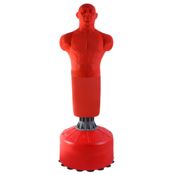 body opponent bag, freestanding punching bag, boxing training bag, MMA training bag, kickboxing bag, martial arts equipment, realistic punching dummy, adjustable height bag, self-defense training bag, gym training equipment
