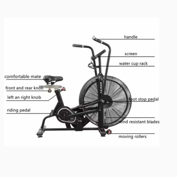 Zuheri Sports Heavy duty air bike