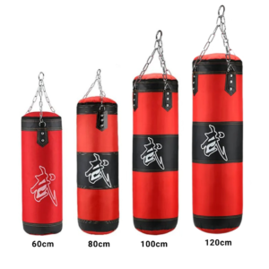 boxing punching bag, heavy bag, training bag, kickboxing bag, martial arts bag, hanging punching bag, unfilled punching bag, durable punching bag, home gym equipment, combat sports gear, fitness training bag, MMA punching bag, kickboxing training bag, boxing workout bag, strength training bag