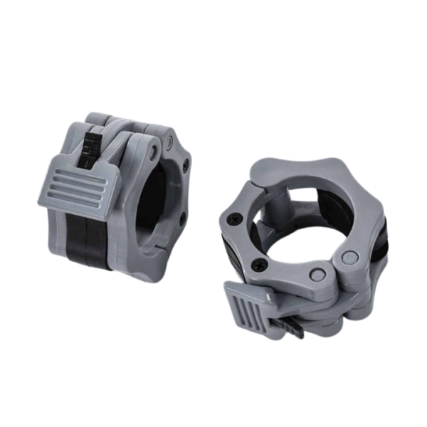 barbell collars, weightlifting clamps, Olympic bar clips, gym accessories, weight plate locks, quick-release barbell clips, durable bar clamps, fitness equipment