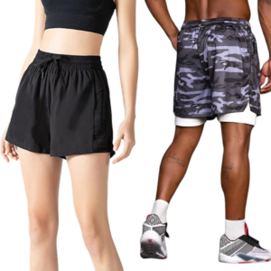 Train in comfort with 2-in-1 Workout Shorts featuring a compression liner, breathable fabric, and secure pockets. Perfect for running, gym, and sports.
