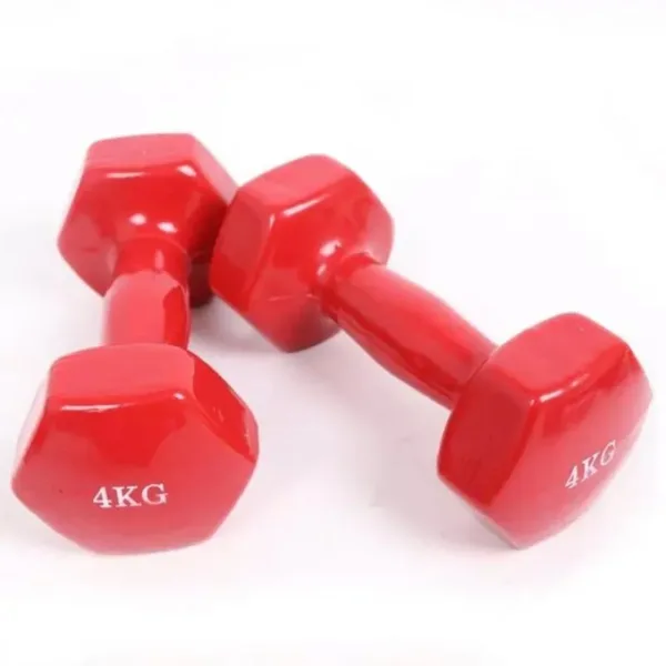 vinyl dumbbells, aerobic dumbbells, light weights, steel dumbbells, fitness accessories, home workout gear, colorful weights, Pilates equipment, rehabilitation weights, dumbbells 0.5kg to 6kg