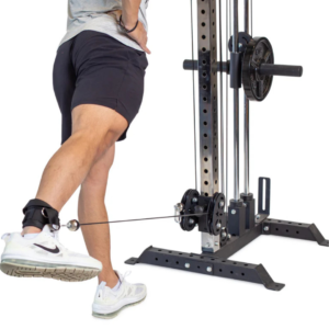 ankle straps, cable machine accessories, kickback straps, glute workout gear, padded ankle straps, leg day equipment, gym accessories, adjustable ankle bands, resistance training straps, cable attachments