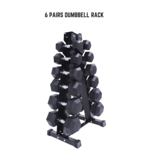 6-pair dumbbell rack, dumbbell storage, gym equipment, weight rack, home gym, compact dumbbell rack, space-saving, durable dumbbell rack, workout organizer, gym storage, weight holder, fitness equipment, angled tier dumbbell rack