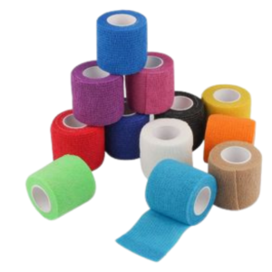 self-adherent bandage, cohesive bandage, self-adhesive wrap, sports bandage, medical wrap, first aid tape, elastic bandage, wound care, compression wrap, injury support, athletic tape, pet bandage, breathable bandage, latex-free bandage, water-resistant wrap