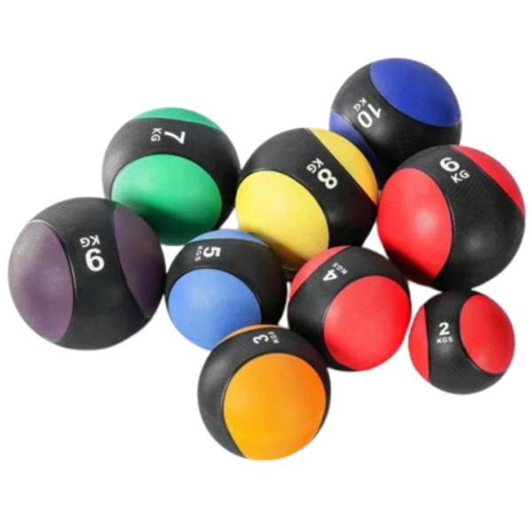medicine balls, weighted fitness balls, functional training, strength workout gear, gym accessories, 1-10kg medicine ball set, non-slip medicine balls