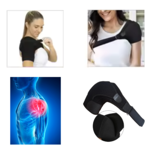 shoulder brace, joint support, left shoulder, right shoulder, neoprene brace, unisex support, injury recovery, shoulder pain, gym gear, compression brace