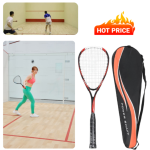 squash racket, professional squash gear, anti-slip handle, power shaft racket, carbon fiber racket, squash accessories, sports equipment