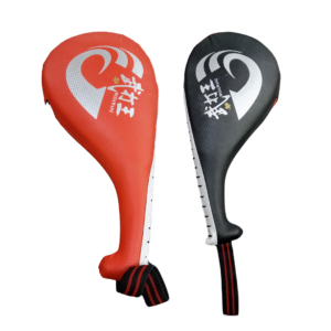 Taekwondo gear, kick pads, martial arts training, karate equipment, Muay Thai pads, double blade target, training gear, strike pads, fitness tools, combat sports