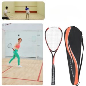 squash racket, professional squash gear, anti-slip handle, power shaft racket, carbon fiber racket, squash accessories, sports equipment