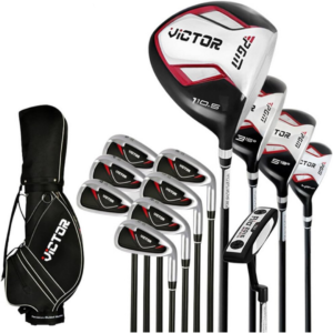 men's golf set, PGM Victor 3, beginner golf clubs, graphite shaft clubs, golf gear for men, complete golf set, premium golf equipment