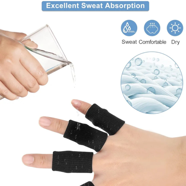 finger support bands, finger sleeves, finger protection, sports finger bands, basketball finger support, volleyball finger guard, injury prevention, joint pain relief, breathable finger sleeves, lightweight finger wraps, compression finger bands, arthritis support, weightlifting finger protection, fitness accessories, unisex finger bands