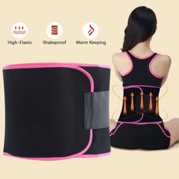 waist trainer belt, neoprene waist belt, adjustable waist trainer, fitness waist belt, posture support belt, heat retention belt, sweat belt, slimming waist trainer, anti-slip waist trainer, workout belt, toning waist belt, lightweight waist trainer, breathable fitness belt, discreet waist trainer, core support belt
