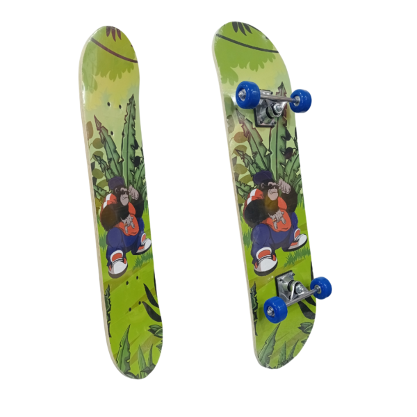 skateboard, maple wood skateboard, beginner skateboard, pro skateboard, street skateboard, cruiser board, skateboard with grip tape, trick skateboard, youth skateboard, outdoor skate gear