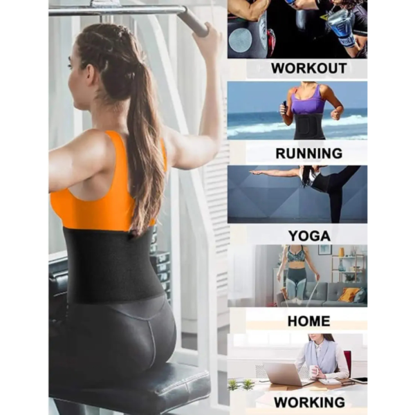 waist trainer belt, neoprene waist belt, adjustable waist trainer, fitness waist belt, posture support belt, heat retention belt, sweat belt, slimming waist trainer, anti-slip waist trainer, workout belt, toning waist belt, lightweight waist trainer, breathable fitness belt, discreet waist trainer, core support belt