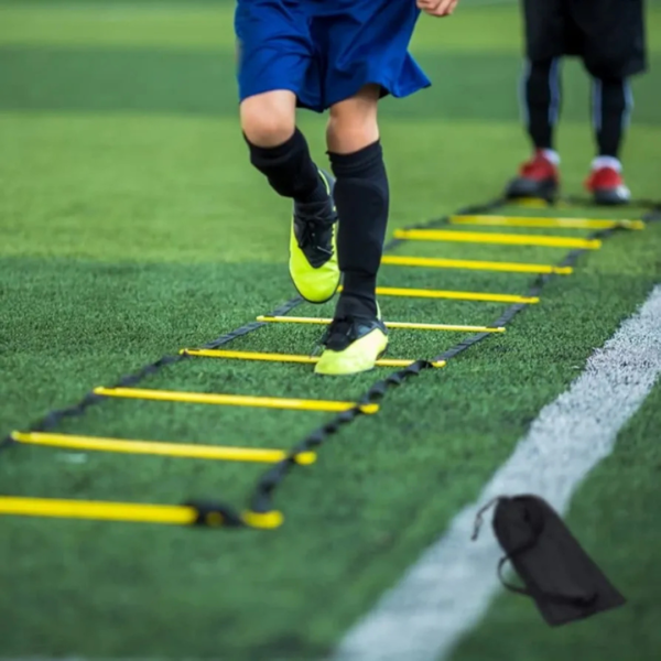 agility training ladder, speed ladder, fitness training tool, 3m agility ladder, 6m agility ladder, portable workout equipment, footwork trainer, sports ladder, durable agility ladder, speed and coordination trainer