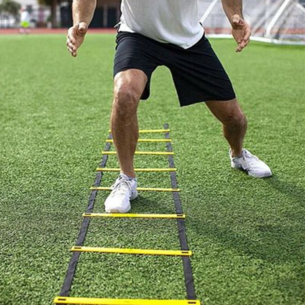 agility training ladder, speed ladder, fitness training tool, 3m agility ladder, 6m agility ladder, portable workout equipment, footwork trainer, sports ladder, durable agility ladder, speed and coordination trainer