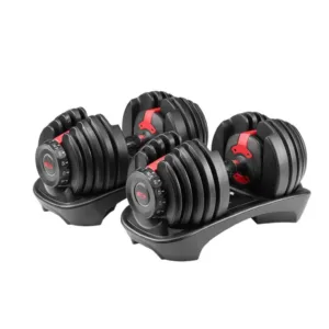 adjustable dumbbells, home gym, strength training, compact fitness equipment, ergonomic dumbbells, weight training, space-saving dumbbells.