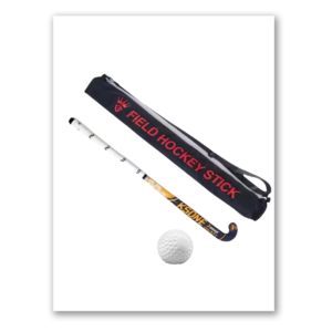 field hockey stick, field hockey set, beginner hockey kit, training hockey stick, field hockey gear, sports equipment, kids hockey set, field hockey ball, practice hockey set, hockey stick with bag