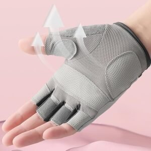 Half-finger gloves, training gloves, weightlifting gloves, workout gloves, gym gloves, resistance training gloves, breathable workout gloves, non-slip training gloves, adjustable wrist strap gloves, fitness gloves.