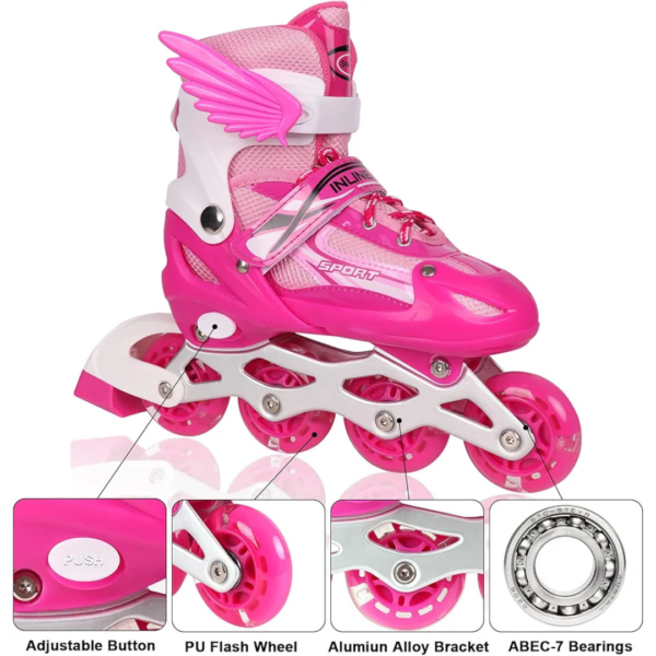 inline skate shoes, adjustable rollerblades, beginner skates, durable inline skates, kids rollerblades, adult inline skates, stylish roller skates.