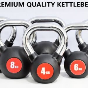 Steel kettlebells, strength training, full-body workouts, functional fitness, HIIT, durable gym equipment, ergonomic handle, home gym, core training, kettlebell exercises.