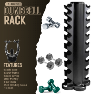 dumbbell tree rack, vertical dumbbell rack, space-saving dumbbell storage, gym equipment, home gym, dumbbell organizer, compact weight rack, stable dumbbell rack, portable weight storage, durable dumbbell rack, fitness equipment, easy access dumbbell rack