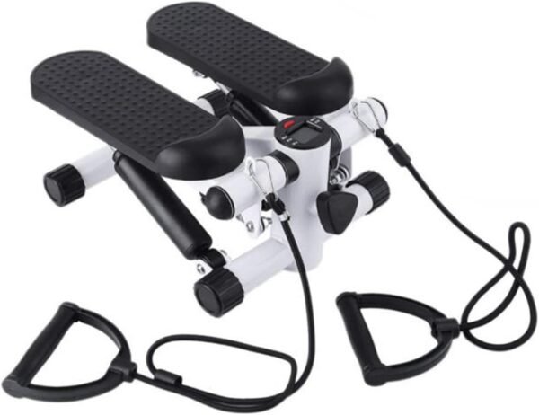 elliptical mini stepper, compact stepper, full-body workout equipment, home exercise machine, resistance band stepper, durable mini stepper, low-impact cardio, adjustable resistance stepper, portable stepper, quiet home gym equipment