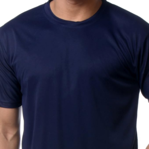 round-neck gym T-shirt, gym T-shirt black, gym T-shirt navy blue, breathable gym shirt, sweat-wicking T-shirt, athletic fit T-shirt, men’s gym T-shirt, fitness apparel, workout T-shirt, M to XXL gym T-shirt, durable gym T-shirt