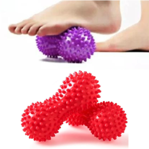 peanut massage ball, muscle recovery, deep tissue massage, trigger point therapy, fitness tool, pain relief, spiky massage ball, physical therapy, myofascial release, flexibility improvement