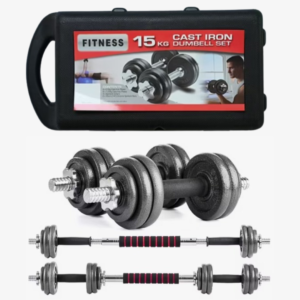 15 kg dumbbell set, adjustable dumbbells, home gym equipment, strength training gear, fitness dumbbells, dumbbell workout, weight lifting set, portable dumbbells, beginner dumbbell set, multi-use weights