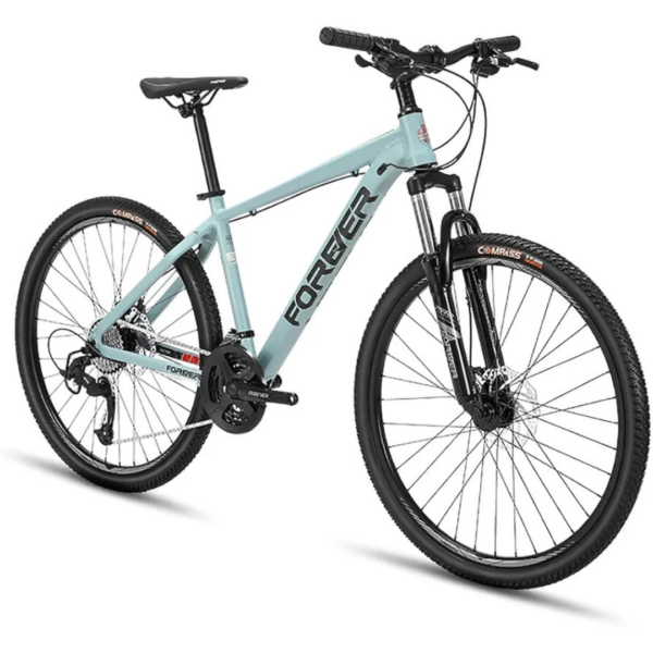 mountain bike, 24-inch frame, 27-speed, disc brakes, front fork suspension, hardtail bike, L-TWOO A5, off-road bike, durable mountain bike, adventure bike