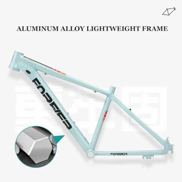 mountain bike, 24-inch frame, 27-speed, disc brakes, front fork suspension, hardtail bike, L-TWOO A5, off-road bike, durable mountain bike, adventure bike