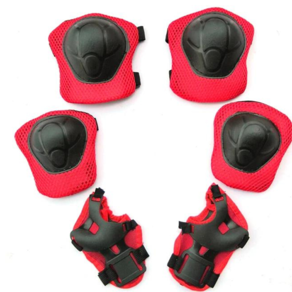 protective gear for skating, skateboard pads, cycling protection, knee and elbow pads, wrist guards, multi-sport protective gear, durable safety gear, impact-resistant pads, kids safety gear, adult protective gear, breathable protective gear, lightweight knee pads, scooting protection, outdoor sports gear, comfortable sports pads