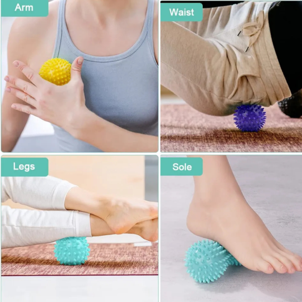 peanut massage ball, muscle recovery, deep tissue massage, trigger point therapy, fitness tool, pain relief, spiky massage ball, physical therapy, myofascial release, flexibility improvement
