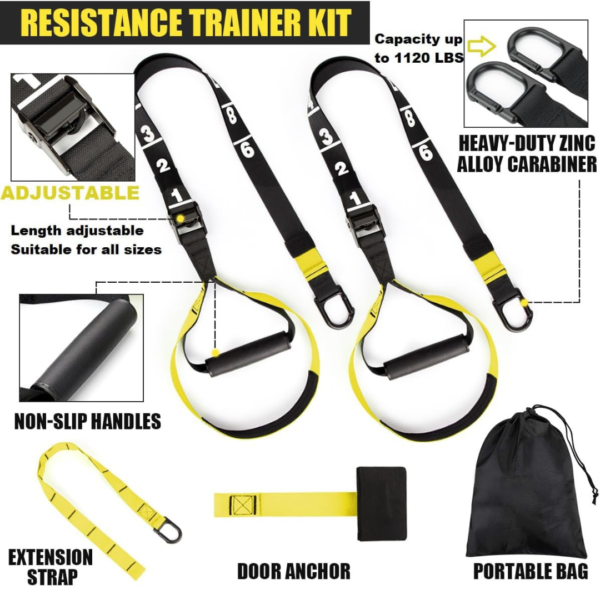 P3Pro TRX band, suspension training system, portable fitness equipment, full-body workouts, adjustable resistance bands, home fitness gear, gym accessories, outdoor workout equipment, bodyweight training, core strengthening bands, durable workout straps, compact fitness tools, strength training bands, versatile exercise gear