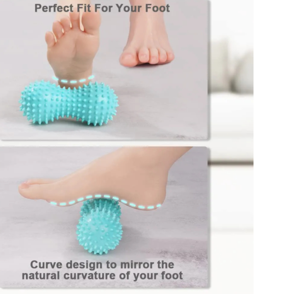 peanut massage ball, muscle recovery, deep tissue massage, trigger point therapy, fitness tool, pain relief, spiky massage ball, physical therapy, myofascial release, flexibility improvement