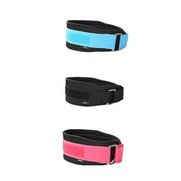 Boersport gym belt, fabric weightlifting belt, adjustable gym belt, back support belt, contoured lifting belt, breathable fabric belt, strength training belt, Velcro strap belt, lightweight gym belt, fitness belt, weightlifting support belt.