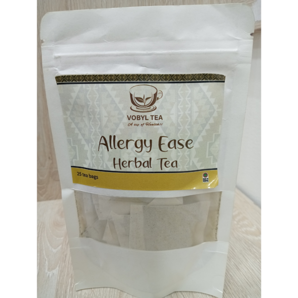 allergy relief tea, herbal tea for allergies, natural sinus remedy, anti-inflammatory tea, respiratory health tea, antioxidant tea, soothing herbal blend, allergy tea, chemical-free tea, natural wellness tea