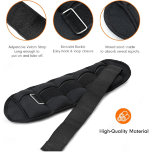 Adjustable Ankle Weights, Adjustable Wrist Weights, 2.5kg Ankle Weights, Customizable Wrist Weights, Strength Training Weights, Portable Workout Weights, Resistance Weights, Adjustable Fitness Weights, Removable Weight Pouches, Ankle Wrist Exercise Weights.