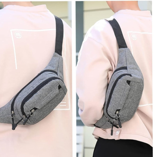fanny pack, waist bag, belt bag, travel accessories, festival gear, hands-free bag, unisex bag, everyday carry, crossbody pack, minimalist bag