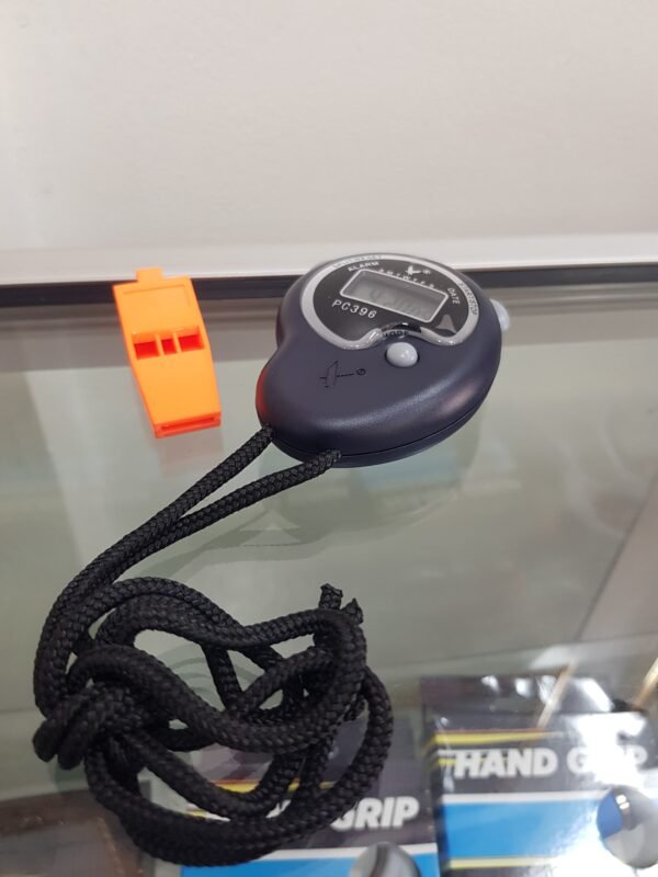 stopwatch and whistle set, coach whistle, digital stopwatch, sports timer, training gear, referee tools, timing device, sports whistle, stopwatch with whistle, fitness training equipment, school sports gear, stopwatch for coaches
