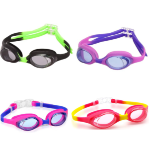 kids swimming goggles, anti-fog goggles, waterproof swim goggles, silicone goggles for kids, adjustable swim goggles, children’s swimming accessory, swim gear for kids