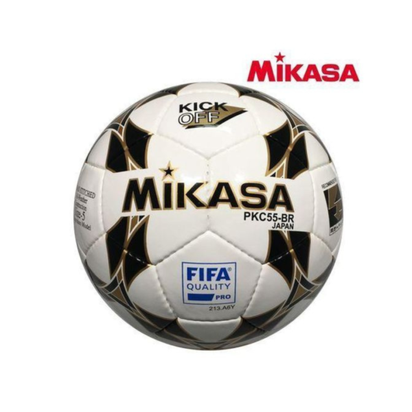 MIKASA soccer ball, FIFA-approved soccer ball, professional soccer ball, durable soccer ball, synthetic leather soccer ball, 32-panel soccer ball, machine-stitched soccer ball, soccer ball for turf, soccer ball for grass, premium soccer ball