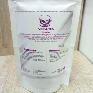 organic purple tea, Kenyan purple tea, antioxidant tea, low caffeine tea, purple leaf tea, detox tea, weight loss tea, heart health tea, calming herbal tea, vibrant purple tea