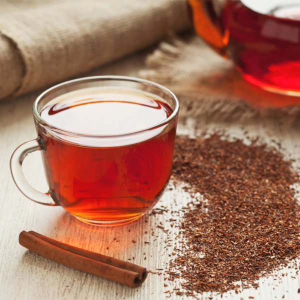 organic rooibos tea, caffeine-free tea, herbal tea, antioxidant tea, rooibos health benefits, digestion tea, sleep tea, calming tea, immune support tea, South African tea, kids herbal tea, natural tea blend