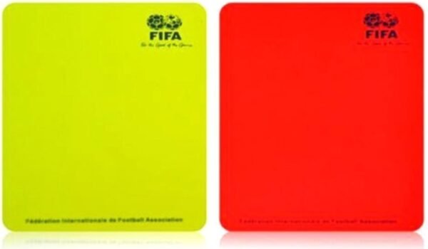 referee card, yellow and red cards, referee card set, sports referee gear, soccer referee cards, football official cards, sports officiating tools, red card, yellow card, match official kit, referee accessories