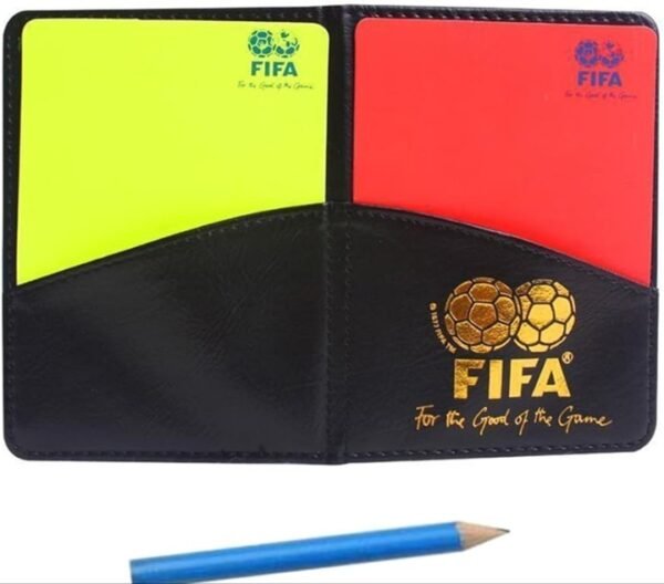 referee card, yellow and red cards, referee card set, sports referee gear, soccer referee cards, football official cards, sports officiating tools, red card, yellow card, match official kit, referee accessories
