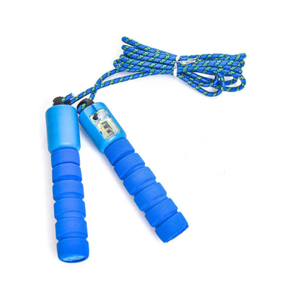 counter skipping rope, digital skipping rope, jump rope with counter, fitness jump rope, adjustable skipping rope, cardio rope, workout gear, exercise rope, gym accessories, calorie burning rope