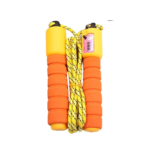 counter skipping rope, digital skipping rope, jump rope with counter, fitness jump rope, adjustable skipping rope, cardio rope, workout gear, exercise rope, gym accessories, calorie burning rope